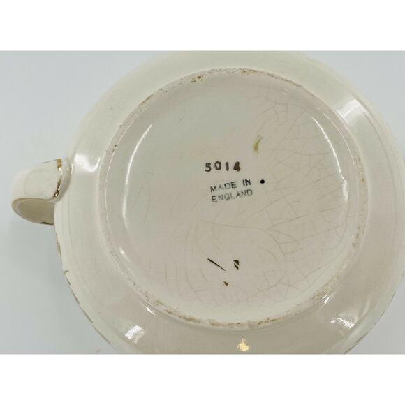 Antique ENGLAND 5104 Handled Chamber Pot - Victorian Porcelain - Picture 12 of 12